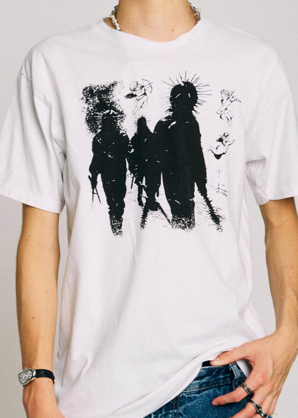 Blessed Punks White Tee