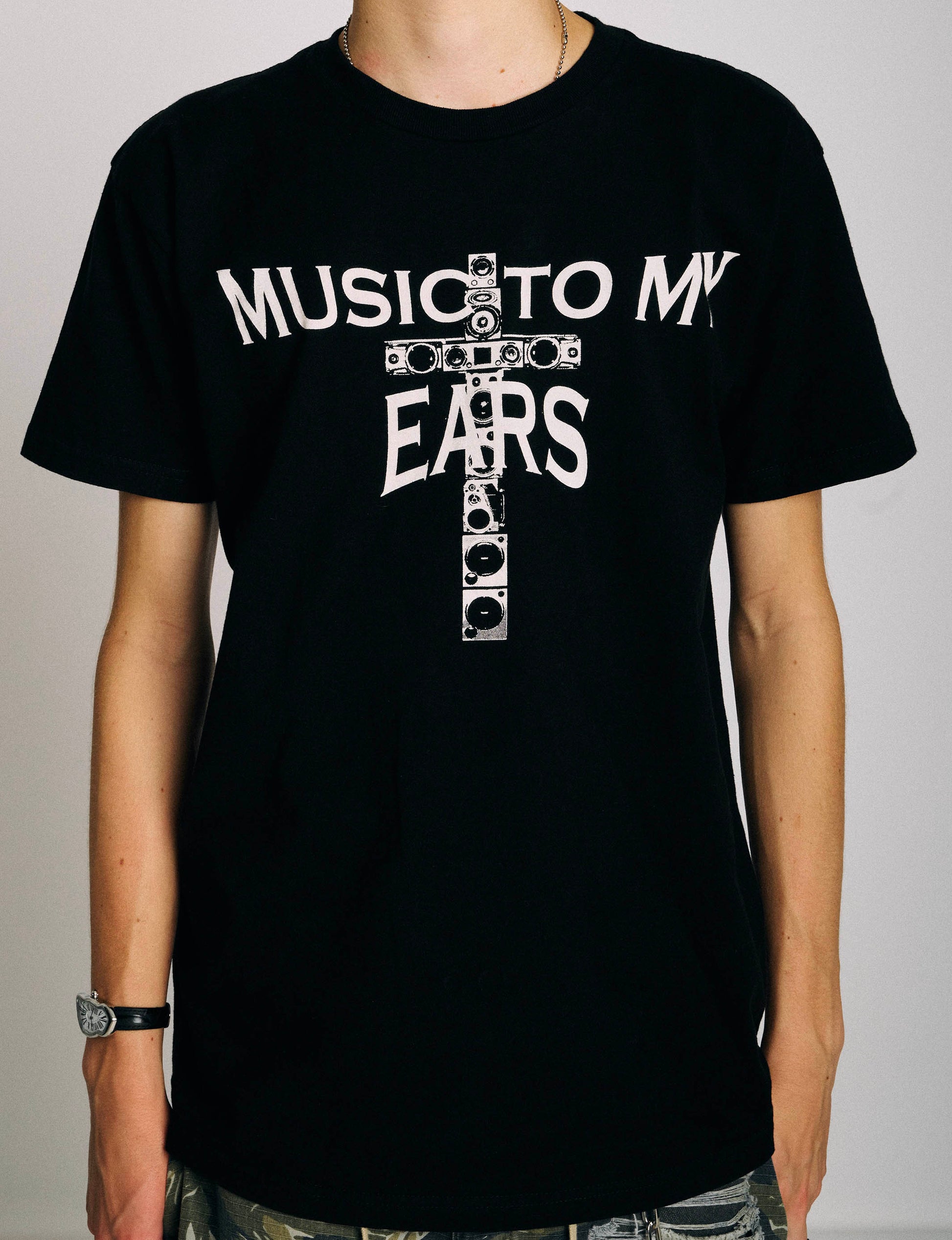Music To My Ears Black Tee